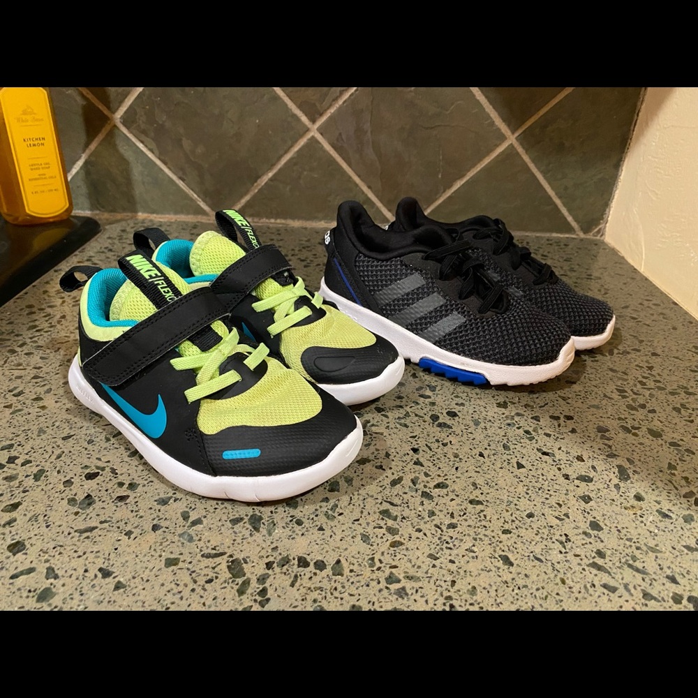 Two pairs of toddler/ preschool shoes